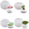 quiodok 4 Stück Silikon Gießform Blumentopf Selbstgemachte Silikonform Blumentopf Gießform DIY Silikonform Vase Gießformen für Beton Gießformen Für DIY Blumentopf Formen