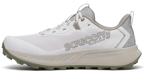 Saucony Men's Peregrine 15 Trail Running Shoes, Fog/Ridge, 11