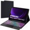 Coque Clavier Pour Samsung Galaxy Tab S10 FE/S9 FE 10.9/S9 11: Clavier RéTroéClairé 3 Zones 7 Couleurs Pour Galaxy Tab S10FE 2025 - Clavier Azerty Français Sans Fil DéTachable Avec Support De Stylet