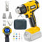 PMLYQ Cordless Heat Gun for Dewalt 20v Battery,350W Hot Air Gun with LCD Digital Display,2-Temp Setting Max 1022°F(550°C),Heat Gun for Tube Bending,Resin & Decorating (Tool Only NO Battery)