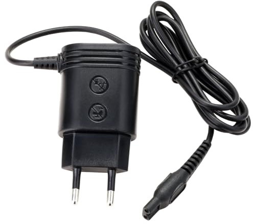 CHUNCAIL Caricatore per rasoio Philips Norelco HQ8505 5000 3000 7000 9000 Serie 9000 Alimentatore MG7745 MG7720 10 30 MG5750 BG5020 QP6510 20 30 41QP41Q6620 50 51 (1,8 m, 15 V, 0,36 A)