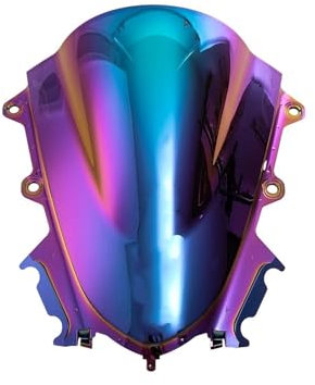 XWHYLL Déflecteurs Carénage Visière Moto Viser pour Ya&maha Pare Brise pour YZF Pare Brise pour R125 pour R15 2017 2018 2019 Double Bulle Moto Pare Brise(Multi)