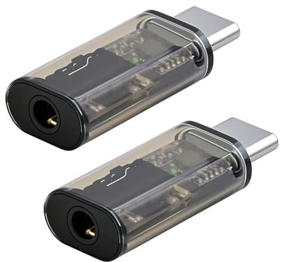 cablecc 2 teile/los USB-C Typ C zu 16bit 48kHz 3,5mm Audio AUX & MIC Soundkarte Adapter Kompatibel mit laptop Tablet Telefon