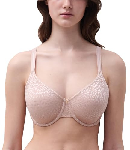Chantelle Women's Magique Back Smoothing Minimizer Bra, Rose, 34H
