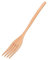 JECOMPRIS Forchetta in Legno, 1 x Forchetta, 22.5 cm, Marrone, Legno