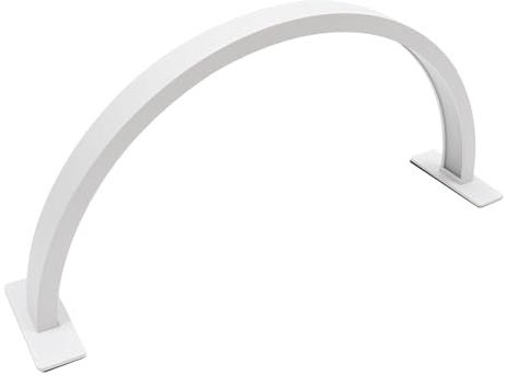 SAYEYBU 75cm Nagel Tischleuchte, HalbmondföRmige Led Nagel Tischleuchte für Nageltechniker, mit 3 Farbtemperaturen Dimmer, Tragbare Nagel Wimpernlampen, Geschenke für Frauen,Weiß