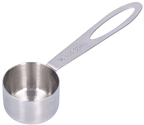 Coffee Measuring Spoon 30ml | Stainless Steel Long Handle for Coffee Powder/Milk Powder/Beans | Food Grade 304 Stainless & Dishwasher Safe