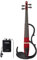 Yamaha YSV104 – Silent Violine mit D'Addario Zyex-Saiten, Piezo-Tonabnehmer und Kontrollbox, in Rot