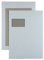 100 Papprückwandtaschen Versandtaschen C4 oder B4, haftklebend, weiß, mit Fenster (C4-229x324mm mit Fenster)