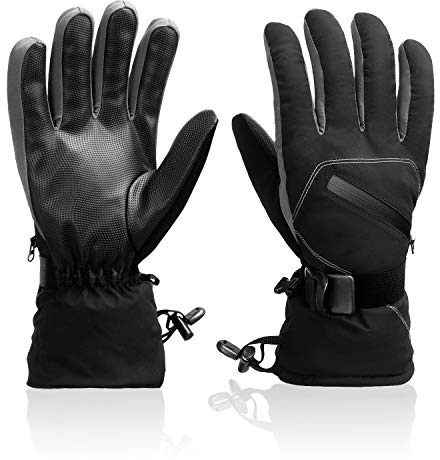BOSONER Ski Snowboard Gloves - Waterproof Winter Warm Gloves with Touchscreen Compatibility for Men, Women, Kids' Skiing & Snowboarding