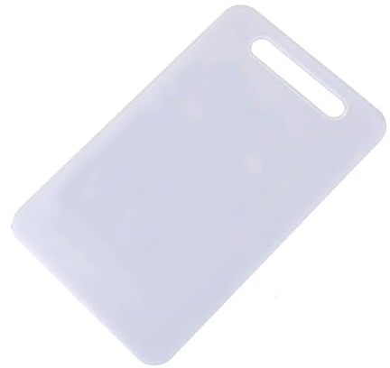 KAV Masterclass Durable Cutting Board - BPA Free Chopping Board, Home Essentials Slicing with Hanging Hole, Dishwasher Safe, Easy Grip Handle Cooking Gadgets for Kitchen (Medium 37 x 23 CM)
