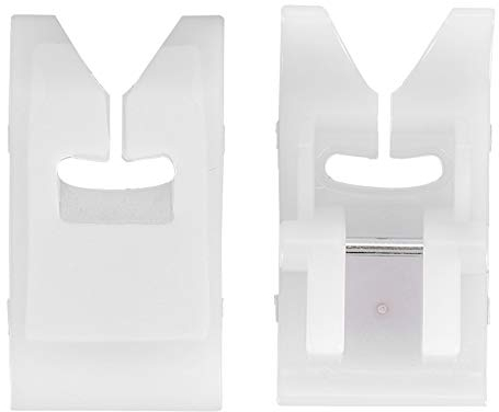 2 pièces Machine à coudre domestique pied antiadhésif en plastique cuir pied-de-biche accessoires de Machine à coudre