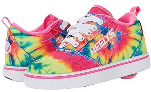 Heelys Damen Pro 20 Prints (HE100983) Schuhe mit Rollen, Neon Pink/Multi Tie Dye Nylon, 39 EU