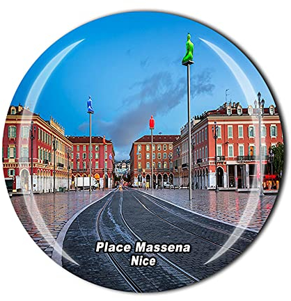 Place Massena Nice France Kühlschrankmagnet, Kristall, Touristensouvenir, Geschenk-Kollektion, Kühlschrank-Magnetaufkleber