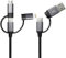 Câble de chargement 60 W et transfert USB-A/C vers USB-C/Micro-USB/Lightning [Callstel]