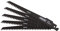 Draper 43430 Reciprocating Saw Blades for Wood and Plastic Cutting, 150mm, 6tpi (Pack of 5)