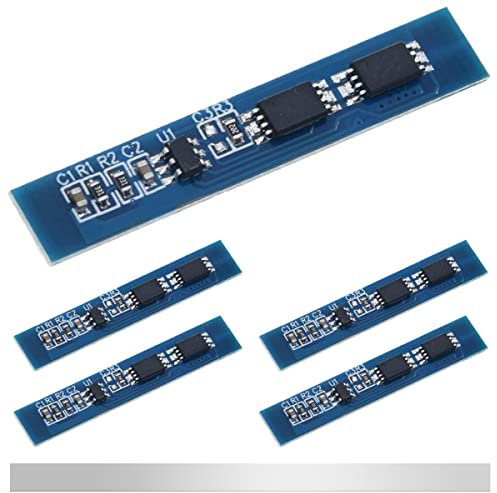 DAOKAI 5 Pcs 2S 7.4V 8.4V 3A Lithium Battery Protection Board BMS PCB Protection Board 18650 Charger Module for Li-ion Lithium Battery with Nickel Strip