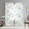 Hiseng Voile Vorhänge Wohnzimemr Transparent Gardinen Vorhang Halbtransparent für Fenster Wohnzimmer Schlafzimmer Moderne und Elegante Transparent Gardine 2er Set (132x245cm,Eukalyptus)