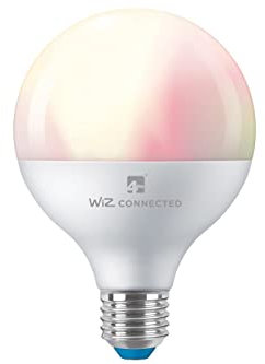 4lite Smart G95 E27 LED Bulb (11W) Colour Changing Tuneable White Dimmable 1105Lm 2200-6500K Tuneable White, Wi-Fi/Bluetooth Controlled with Screw Fitting - 4l1/8004