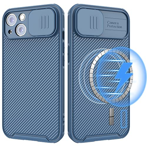 Hitaoyou iPhone 14 Hülle mit Kameraabdeckung, Magsafe Ladegerät Unterstützung und Slide Lens Cover für Damen