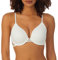 DKNY Women's Monogram Mesh Full Coverage Bra, Opaque, White, 36C