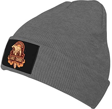 IUBBKI Lake Tahoe Beanie Hat Menwoman's Christmas Skull Cap Unisex Headwear Warm Caps