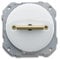FONTINI - Va-et-vient métal laiton doré satine porcelaine blanche DO LOW