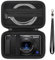 Supmay Hard Travel Case for Sony ZV-1F / ZV-1 / ZV-1 II Digital Camera, Digital Camera Protective Case Bag with Mesh Pocket for Battery, USB Cable, SD Card, Black