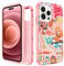 Pegmode for iPhone 15 Pro Max Case - Heavy Duty Protective Designer Collage Cute Cartoon Hard Shockproof Bumper Phone Cases for 15 Pro Max for Girly Women Men Girls Boys Teens