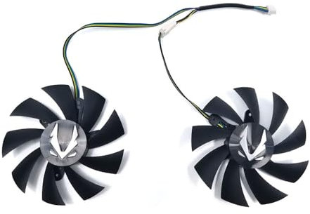 ROEDE Ventilateur de Refroidissement for Zotac GeForce RTX 2060 2070 Super Mini GTX 1660 1660Ti, Double Ventilateur de Remplacement de Carte Graphique