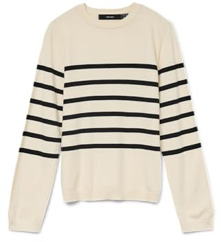 VERO MODA VMSABA Plain LS O-Neck Pullover GA NOOS