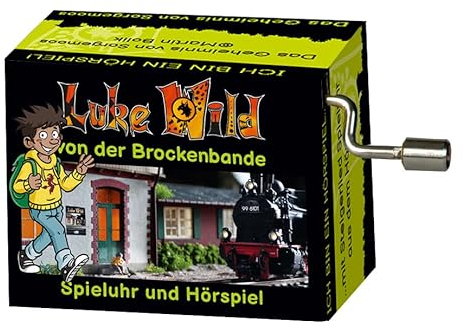 Fridolin Spieluhr, Steigerlied, Luke Wild von der Brockenbande - Inkl. Hörspiel Das Geheimnis von Sorgemoos (Die Luke Wild Tagebücher) als QR-Code!