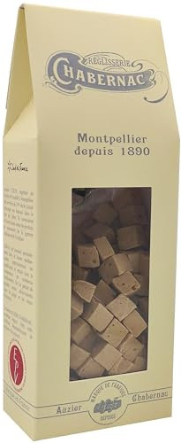 AUZIER CHABERNAC Pâte vanillée à la réglisse - Recette identique depuis 1923 - Confiserie de Tradition : (Etui soufflet à l’ancienne 120g : Lot de 3)