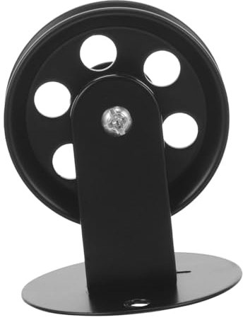 Amosfun Deckenrolle Für Garage Kronleuchterlift Seilzugsystem Drahtseilrolle Einzelnes Flaschenzugrad Kabelseilbefestigung Für Hängelampe Kompatibel Mit Verschiedenen Pendelleuchtentypen