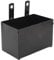 AOWINHIT Rustproof Black Battery Carrier Case with Sturdy Structure for to ATV, Motorbike, and Dirt Bike, Motorcycle Battery Box Storage Case