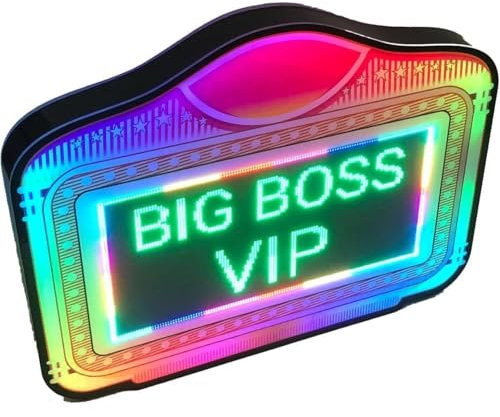 LED-Flaschenpräsentator mit Buchstaben für Nachtclub, VIP-Flaschenservice-Schild mit Farbwechsel und scrollender Nachricht, LED-Flaschenpräsentator mit Tafel für Club-Kino-Leuchtkasten-Clubschilder