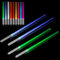 Bacchette a spada laser illuminate, 2 paia di bacchette riutilizzabili con luce a LED incandescente con 9 modalità di colore, per sushi, sciabole, tritare bastoncini per compleanno, carnevale, feste,