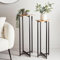spot on dealz Set of 2 Plant Stands Stylish Durable and Space-Saving for Any Home Plant stand Home decor Indoor Sturdy Functional Multi-purpose Elegant Modern design Decorative Easy assembly
