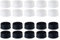 Hobbspring 40 Stück Tennisschläger Griffring 2 Farben Gummi Silikon Schläger Griffring Pickleball Paddel Griffbänder Mit Silikonring Für Racquetball Badminton Baseballschläger