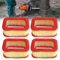 4 Pcs Air Filter Kit, Plastic Chainsaw Air Filter Kit, For 52Cc58cc Chainsaw 5200,5800 Engine Cleaner Replacement Parts