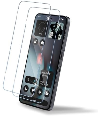 Wonsoso Kompatibel mit Nothing Phone 3 für Panzerglas, 2 Stück 9H Härte Schutzfolie Displayschutz, Anti-Kratzen, Anti-Bläschen, HD Clear Displayschutzfolie Panzer Schutz Glas