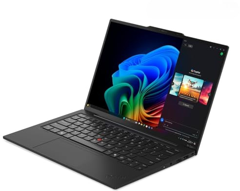 Lenovo ThinkPad X1 Carbon Gen 13 Aura Edition Laptop con procesador Intel Core Ultra 7 268V vPro, pantalla OLED no táctil de 14 pulgadas 2.8K 2880 x 1800, Wi-Fi 7, 32GB LPDDR5X-8533MT/s RAM, 1TB SSD y