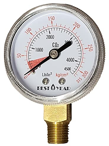 Gastrobedarf Westerbarkey Inhaltsmanometer Füllstandsanzeige für Druckminderer 1/4