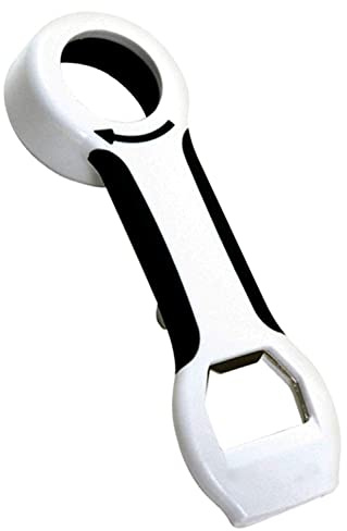 Norpro 4-in-1 Grip-EZ Bottle Opener - Easily Opens Twist Caps, Bottle Caps, Canning Lids and Can Tabs! (Single Pack)