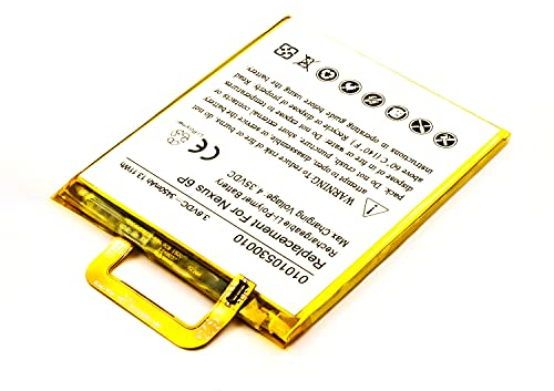Akkuversum Akku kompatibel mit Google Nexus 6P, Handy/Smartphone Li-Pol Batterie