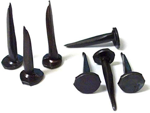 20mm Carpet Tacks. Fine blued Cut Nails, pins. Pack of 50