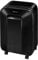 Fellowes Paper Shredder for Home Office Use - 100% Jam Proof 12 Sheet Micro Cut for Home Office Use - Deskside with Large 22L Pull-Out Bin - Powershred LX201 - DIN Level P5 - Black