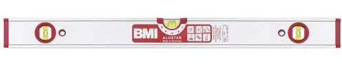 BMI Magnet-Wasserwaage LM ALUSTAR 150cm eloxiert mit 3 Libellen