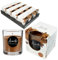 Velas Aromáticas de Canela en Vaso de Cristal +30 Horas Duración | Ambiente Cálido y Acogedor | Velas Perfumadas Para el Hogar (5 Unidades)