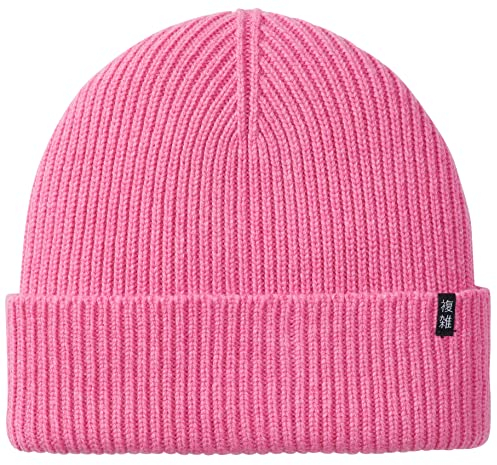 Enter the Complex® Merino Winter Mütze - Tao - 100% Merino Wolle, Beanie, Watch Cap, Strickmütze, Weich und Elastisch, Grobstrick, Damen und Herren, Pink